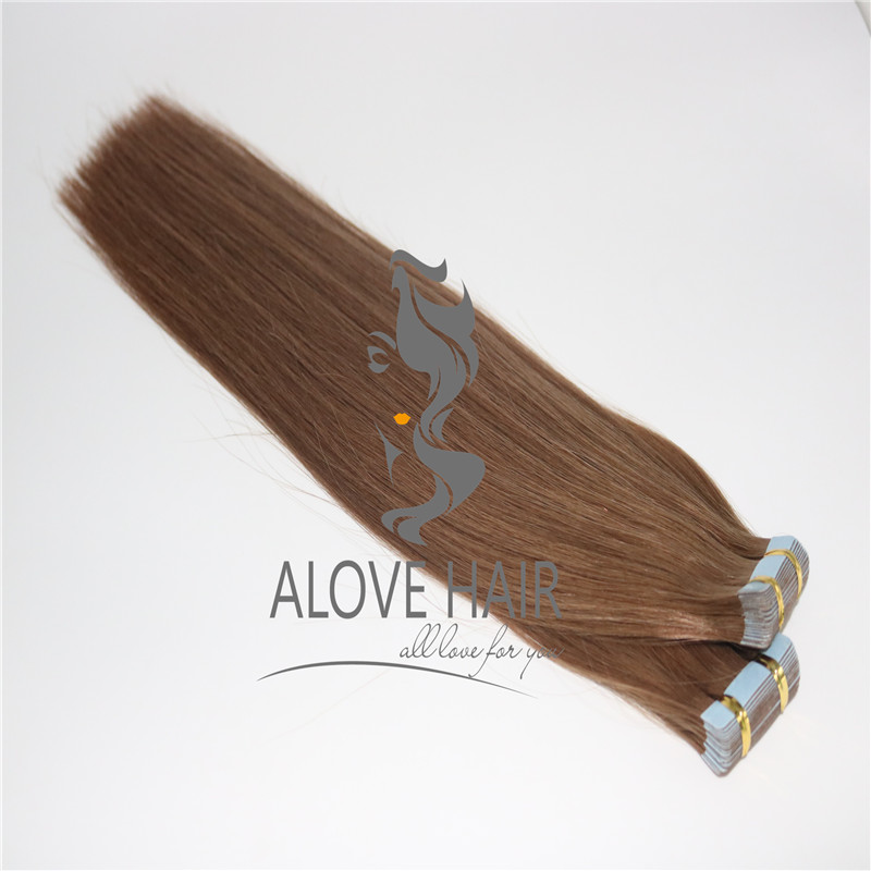 22 inch tape in human hair exetensions for thin hair